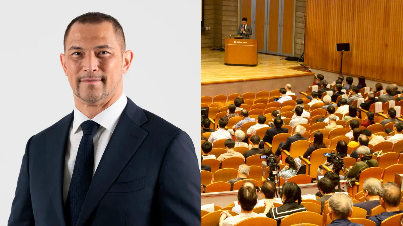 室伏 広治 教授・副学長（スポーツサイエンス担当）・グローバルスポーツサイエンスセンター（仮称）準備室長とホームカミングデイ2025 in 大岡山 Science Tokyo Meetingの様子