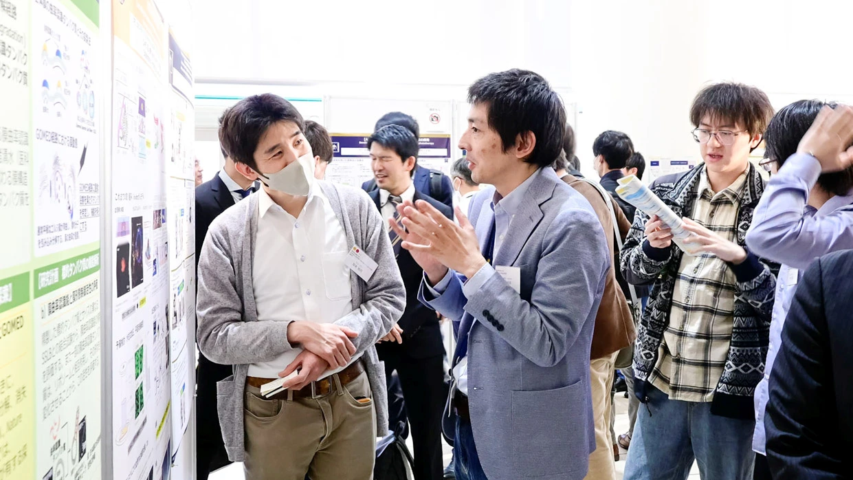 統合前の2024年4月に行われた「東京医科歯科大学・東京工業大学マッチングファンド研究成果発表・研究交流会」の様子
