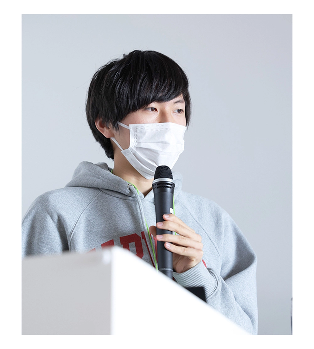 永田直希さん(情報理工学院 情報工学系 学士2年)