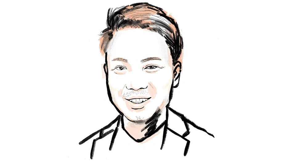 人物イラスト:前田真吾 教授