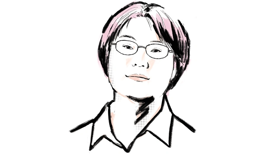 人物イラスト:児島千恵 教授