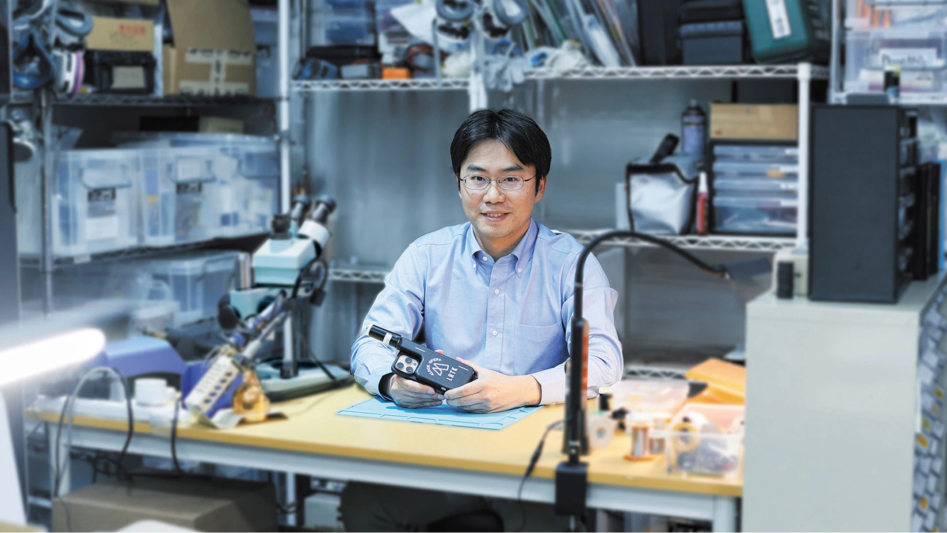 Portrait photography: Specially Appointed Assistant Professor Motohiro Takayasu
