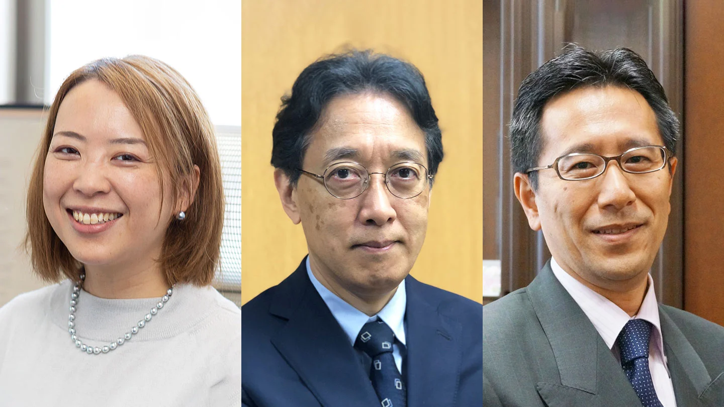 東京科学大学(Science Tokyo)情報理工学院 情報工学系の荒瀬由紀教授、小池英樹教授、宮﨑純教授