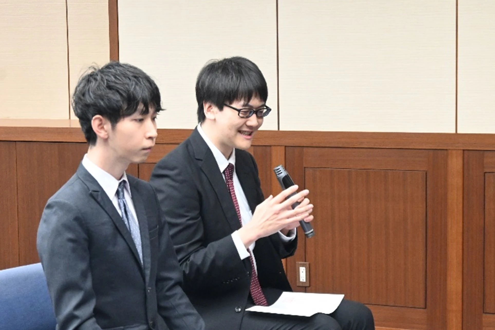 古川執行役副学長との意見交換1