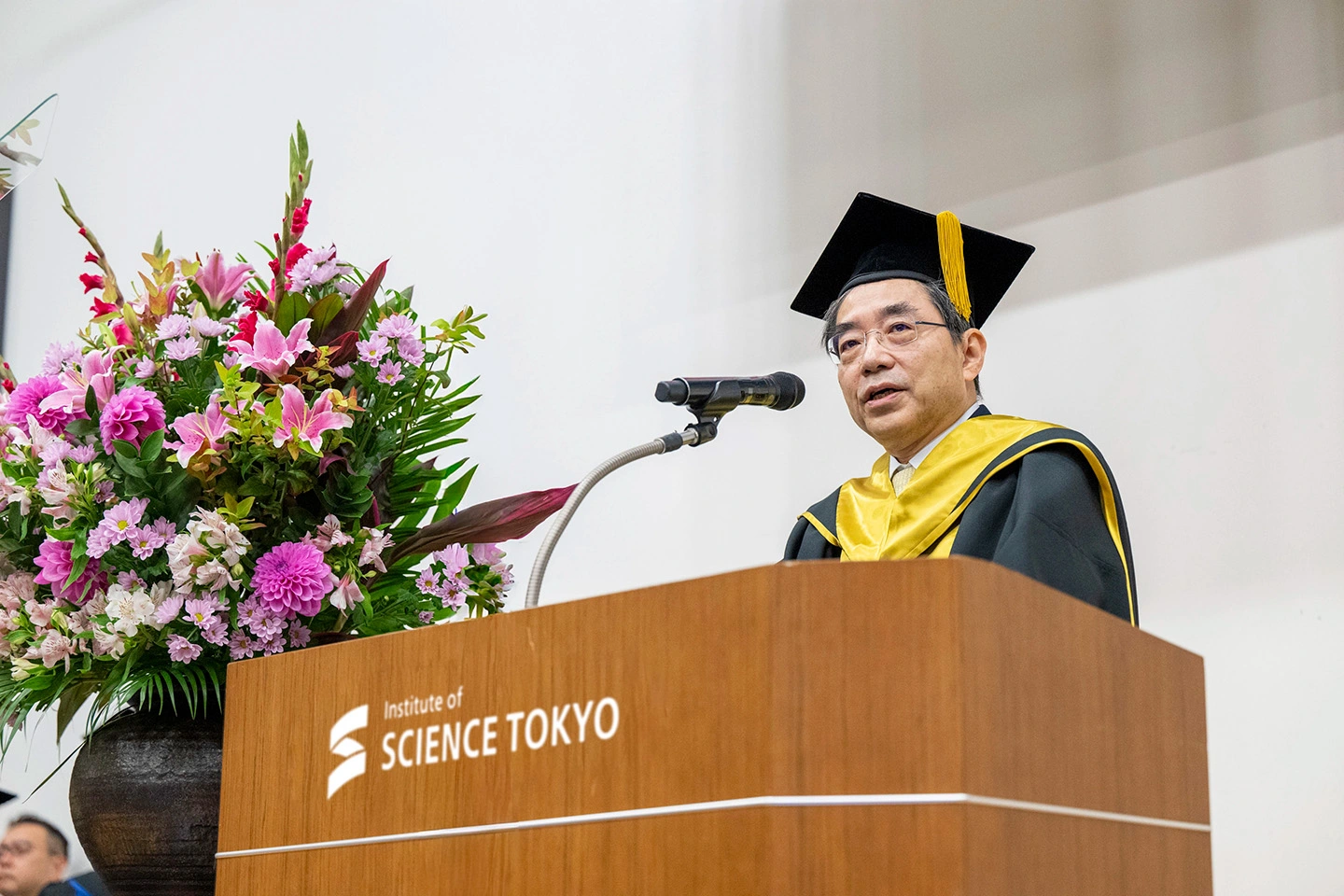 Science Tokyo President and Chief Academic Officer (CAO) Yujiro Tanaka