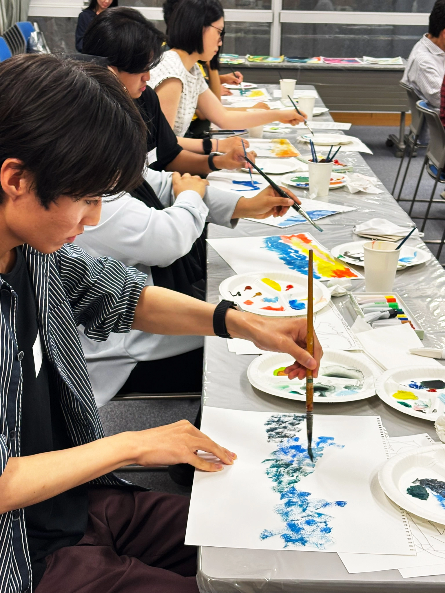 painting with left hands